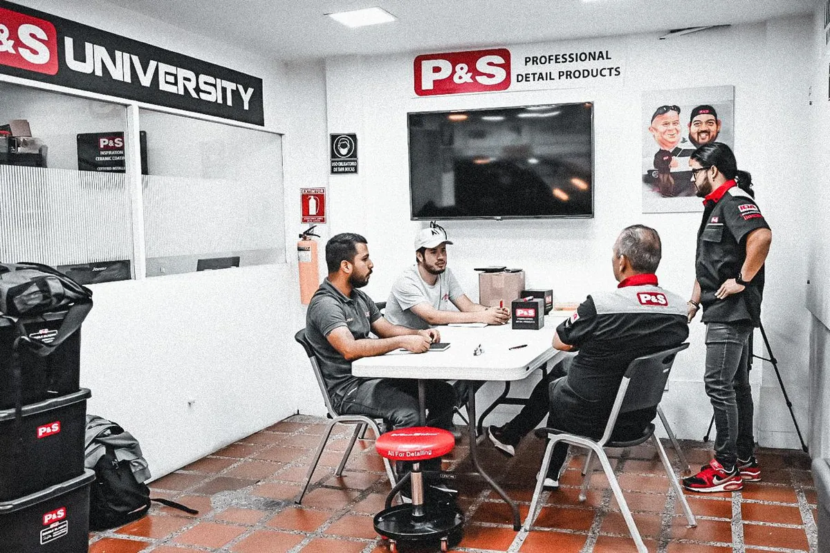 Training session at P&S Detail Products University