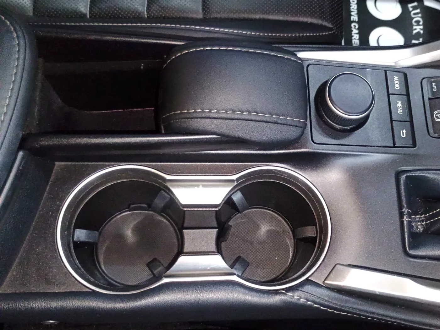 Basic Detailing — interior console cleaned